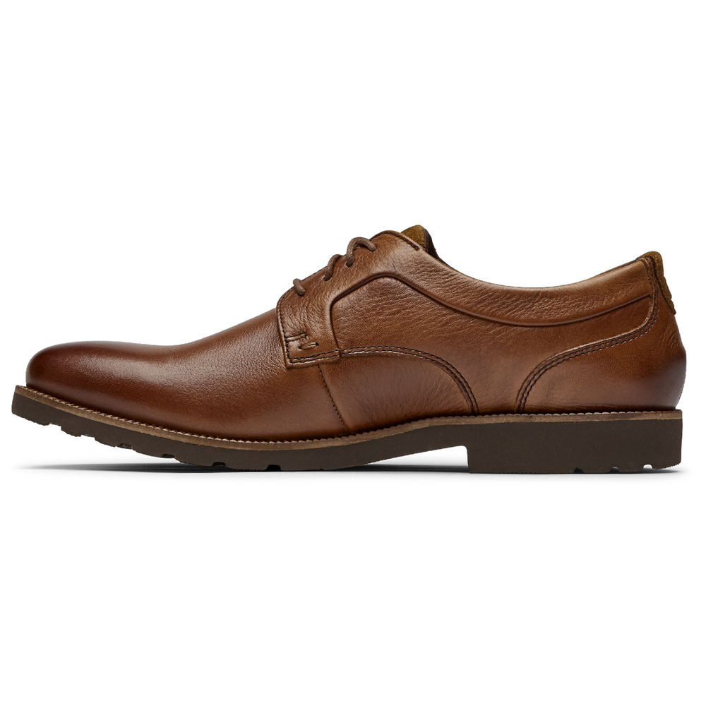 Rockport Mens Oxfords Brown - Sharp & Ready 2 Plain Toe - UK 190-MGXRJP